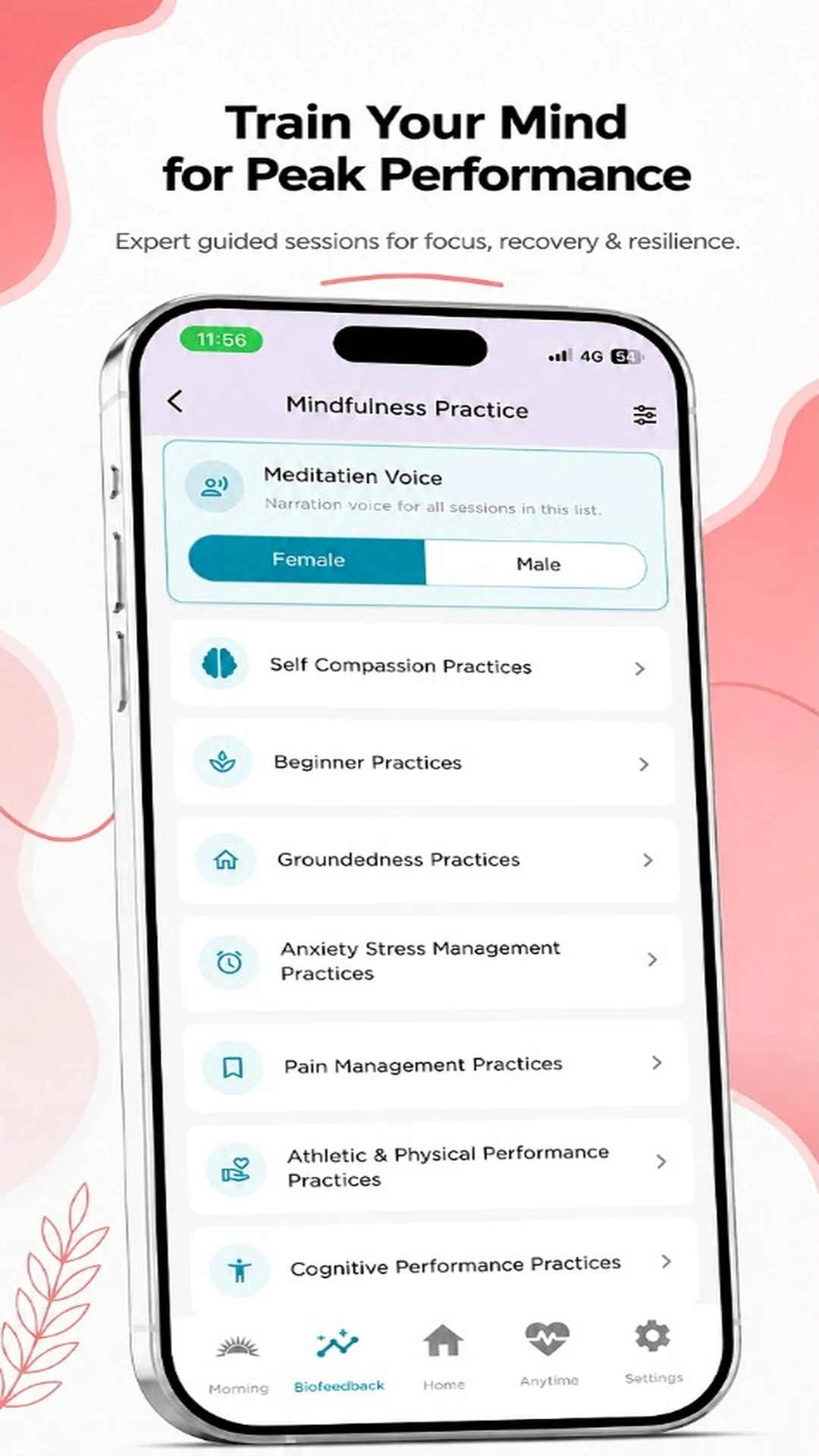 Optimal HRV: Biofeedback screenshot