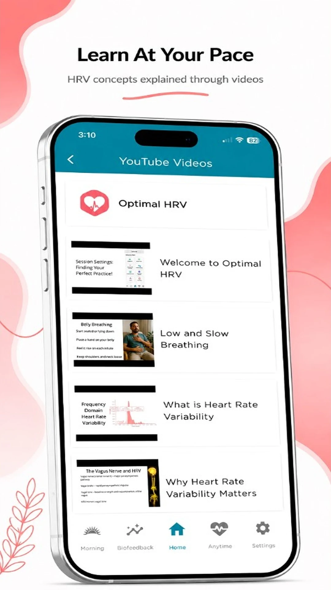 Optimal HRV: Biofeedback screenshot